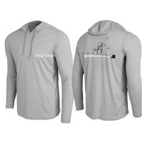 Rybárska košeľa Let's Go s kapucňou